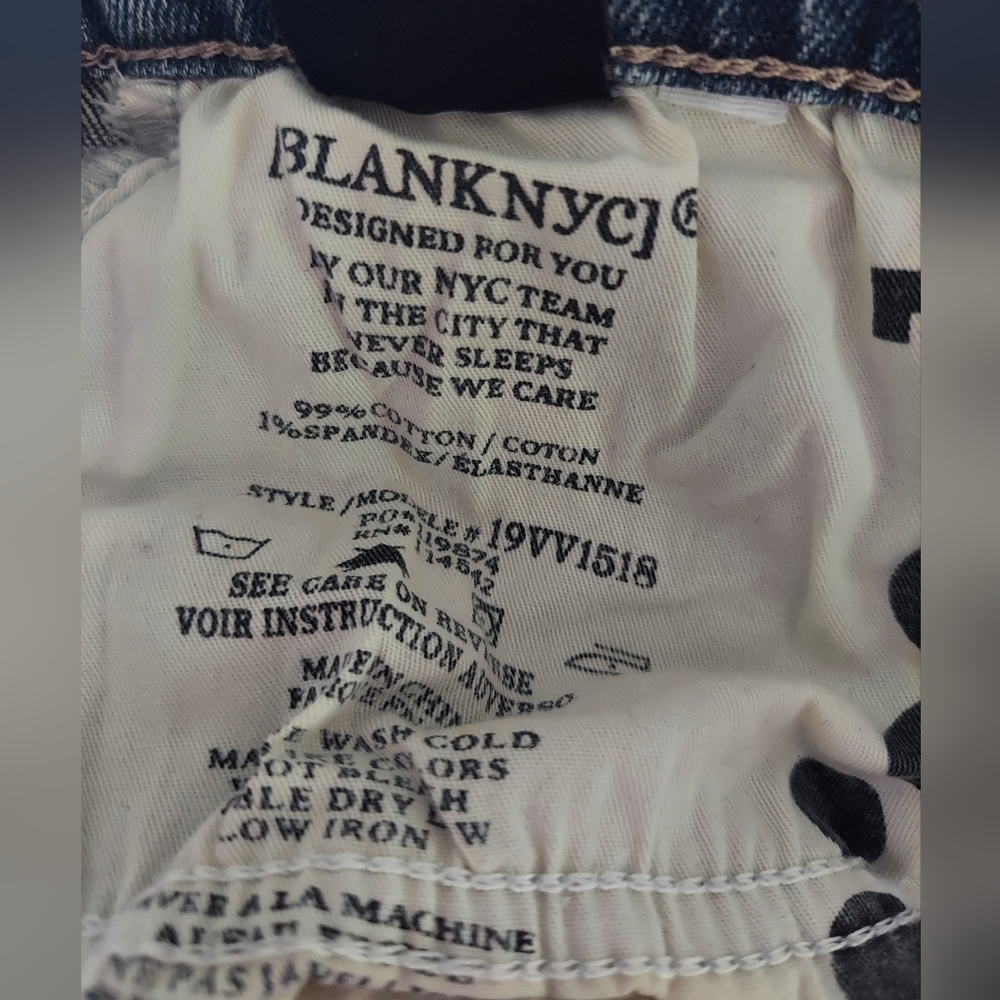 BLANK NYC The Bond Mid Rise Dkinny Size 29 - Picture 8 of 8